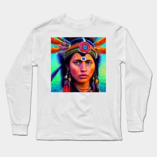 indigenous goddess #4 Long Sleeve T-Shirt